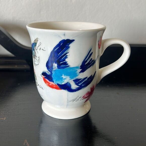 Williams Sonoma Spring Garden Pedestal Coffee Mug 2011 - Picture 1 of 6